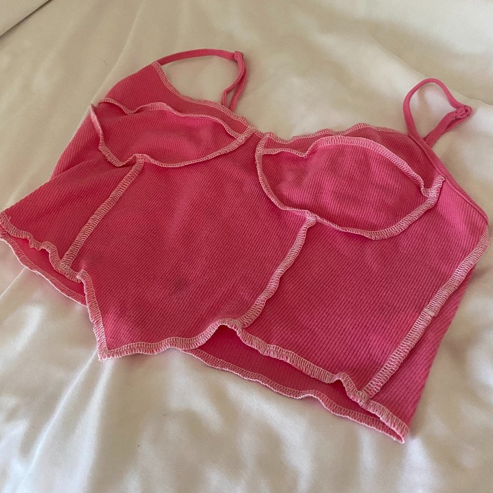 Stitched Outline Tank Top